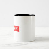 ENTSORGUNG ZWEIFARBIGE TASSE (Mittel)