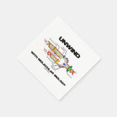 Entspaltung bei molekularer Biologie-DNA-Replikati Serviette (Ecke)