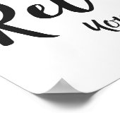 Entspann dich! Du Got das Poster (Ecke)