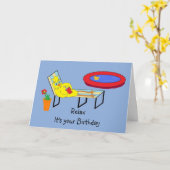 Entspann dich, es ist dein Geburtstag Karte (Gelbe Blume)