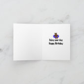 Entspann dich, es ist dein Geburtstag Karte (Innenseite)