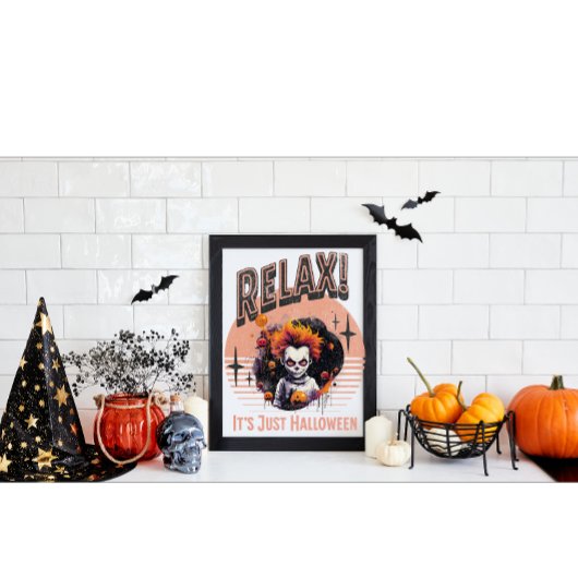 Entspann dich! Es ist nur Halloween Poster