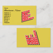 Entspann dich, ich bin ein hübscher guter Attentät Visitenkarte (Vorne/Hinten)