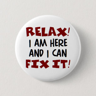 Entspann dich! Ich bin hier Button