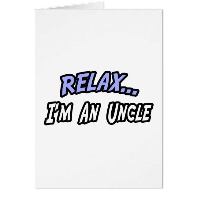 Entspann dich, ich bin Onkel (Vorne)