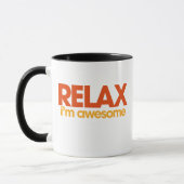 Entspann dich, ich bin Phantastisch Tasse (Links)