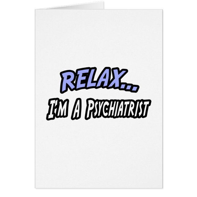 Entspann dich, ich bin Psychiater (Vorne)