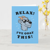 Entspann dich! Ich habe das hier. Karte (Gelbe Blume)