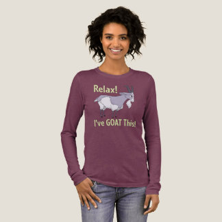 Entspann dich! Ich habe das hier! Mit Cartoon-Zieg Tri-Blend Shirt