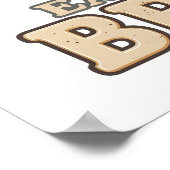 Entspann dich, Mann Slogan Poster (Ecke)