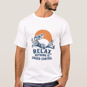 Entspann dich, Nichts ist unter Kontrolle T-Shirt