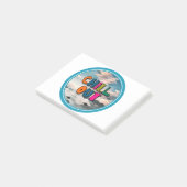 Entspann dich post-it klebezettel (angewinkelt)