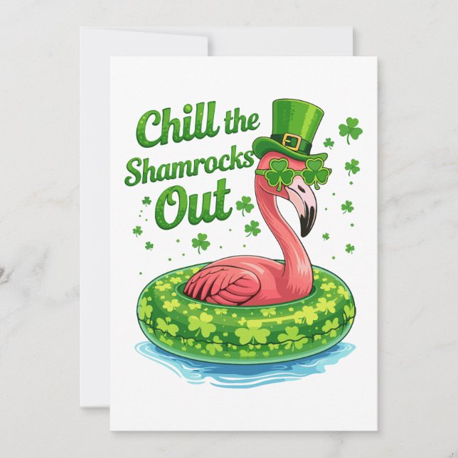 Entspann dich, Shamrocks lustiger St. Patrick's Da (Vorderseite)