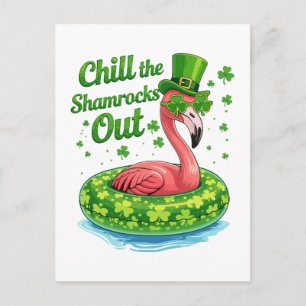 Entspann dich, Shamrocks lustiger St. Patrick's Da Feiertagspostkarte