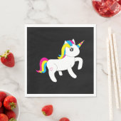 Entspanne dich  Sei ein Einhorn Serviette (Beispiel)