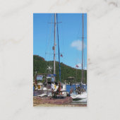 Entspannen am Dock Visitenkarte (Rückseite)