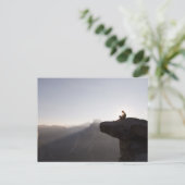 Entspannen am Felsen Postkarte (Stehend Vorderseite)