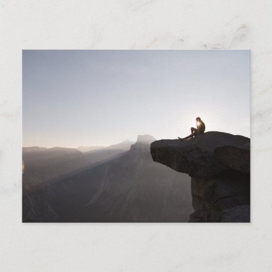 Entspannen am Felsen Postkarte (Vorderseite)