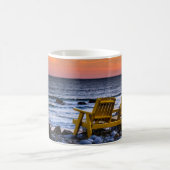 Entspannen am Meer Kaffeetasse (Mittel)