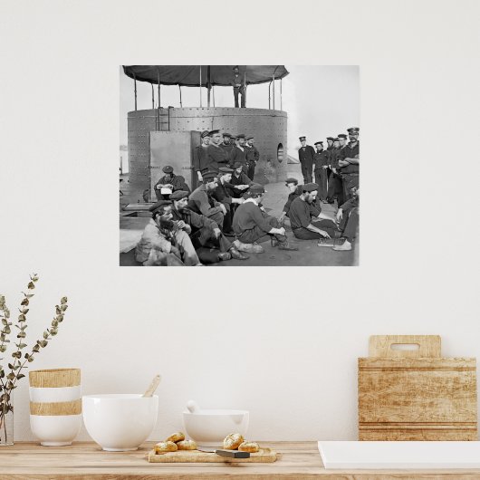 Entspannen am Monitor Poster (Küche)