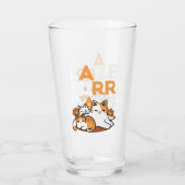 Entspannen bei Katzen Kunst - "Laze Furr Days" für Glas (Rückseite)