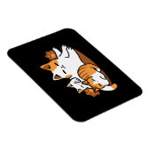 Entspannen bei Katzen Kunst - "Laze Furr Days" für Magnet (Rechte Seite)