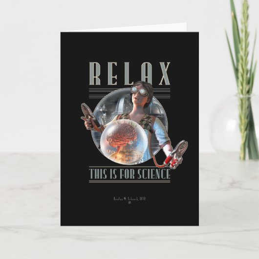 Entspannen: Dies ist für die Grußkarte der WISSENS Karte (Vorderseite)