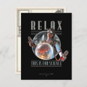 Entspannen: Dies ist für die SCIENCE Postcard Postkarte (Vorne/Hinten)