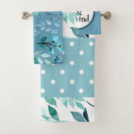 Entspannen & Entspannen Aquamariner Designer Gemus Badhandtuch Set