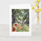 ENTSPANNEN, GENIESSEN UND GENIESSEN SIE IHREN GEBU KARTE (Gelbe Blume)