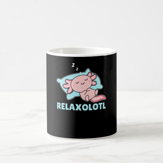 Entspannen im Axolotl Lovers, Niedlicher Tiere Rel Kaffeetasse (Mittel)