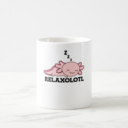 Entspannen im Axolotl Lovers, Niedlicher Tiere Rel Kaffeetasse (Mittel)