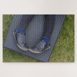 Entspannen im Gras Puzzle