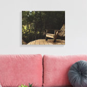 Entspannen im Wald auf einem Leinwanddruck (Insitu (Wohnzimmer))