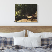 Entspannen im Wald auf einem Leinwanddruck (Insitu (Schlafzimmer))