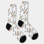 Entspannen ist in meinem DNA-molekularen Biologie- Socken (Rechts)