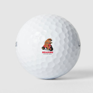 Entspannen ist mein Seelen-Tier Golfball