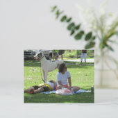 Entspannen mit der großen, düsteren Postkarte (Stehend Vorderseite)