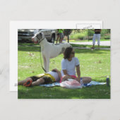 Entspannen mit der großen, düsteren Postkarte (Vorne/Hinten)