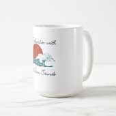 Entspannen mit Meeresrauschen Kaffeetasse (VorderseiteRechts)