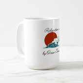 Entspannen mit Meeresrauschen Kaffeetasse (Vorderseite Links)