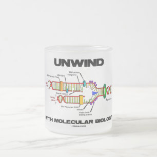 Entspannen mit molekularer Biologie (DNA-Replikati Mattglastasse