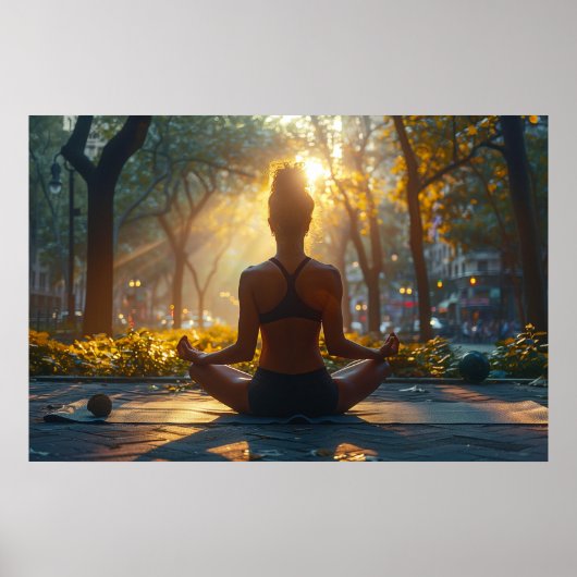 Entspannen mit Yoga Poster (Vorne)