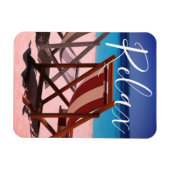 Entspannen | Motivierend Strand, Ocean Magnet (Horizontal)