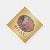 Entspannen - Paper Napkin Serviette (Ecke)