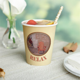 Entspannen - Papiercup Pappbecher