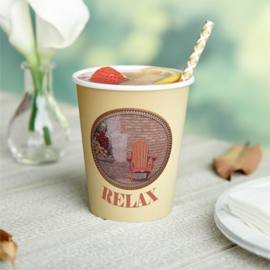 Entspannen - Papiercup Pappbecher (In Situ)
