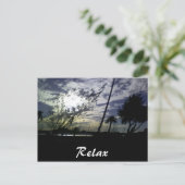 Entspannen Postkarte (Stehend Vorderseite)
