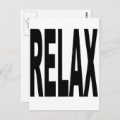 Entspannen Postkarte (Vorne/Hinten)