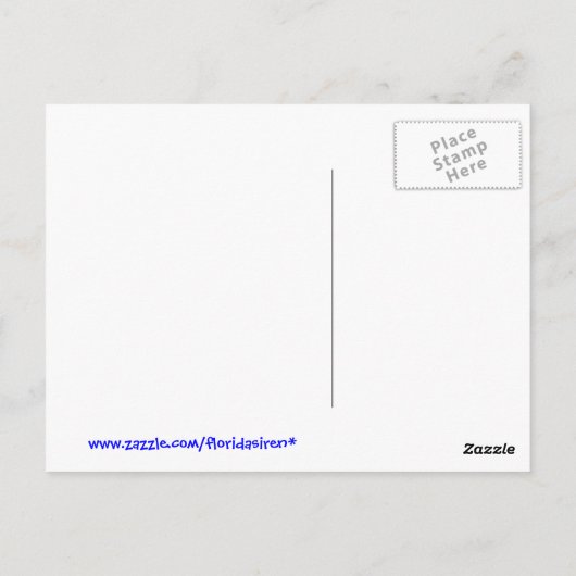 Entspannen Postkarte (Rückseite)